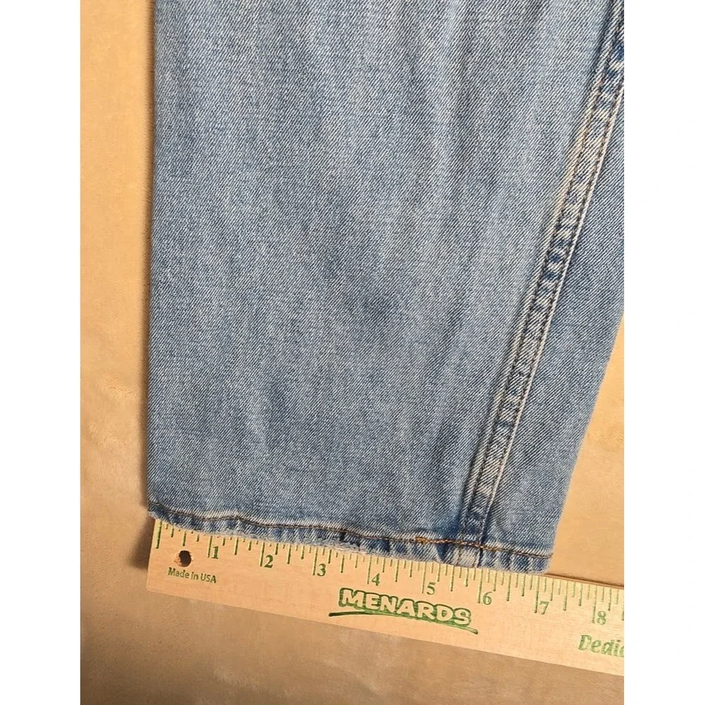 Abercrombie & Fitch Womens Light Wash Straight Leg Jeans Blue Size 32x28  1111